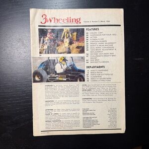 3 Wheeling Magazine March 1982 Vol 3 No 2‎ Honda ATC Racing Vintage ATV Issue